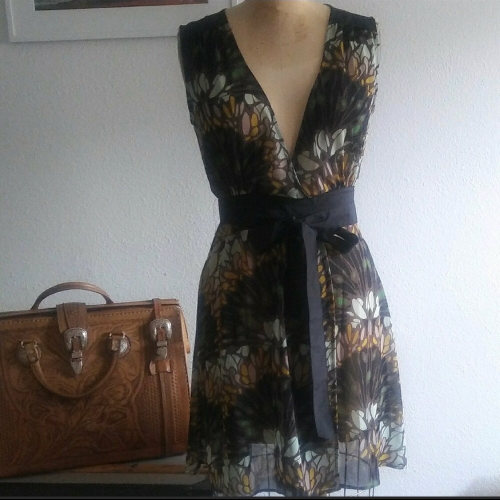 Banana Republic Lotus Wrap Dress